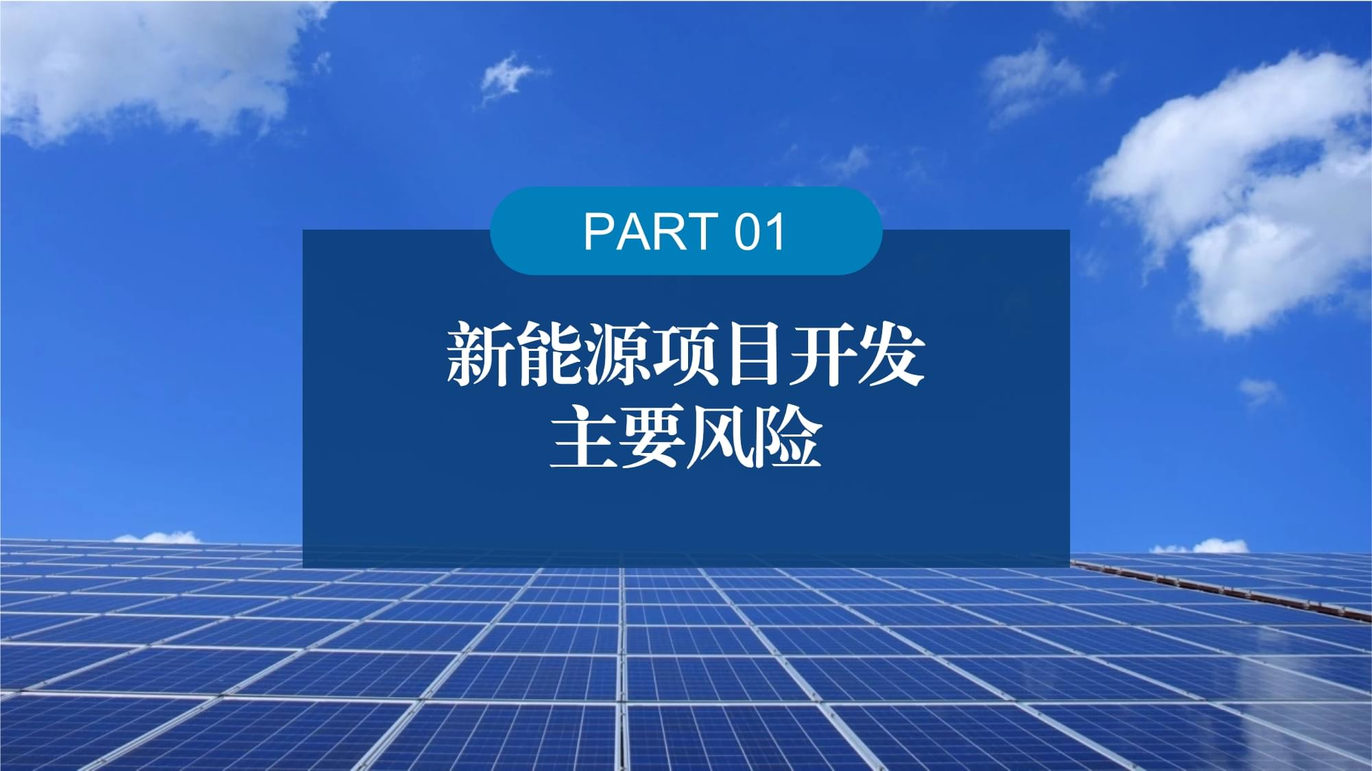 新能源項目投資開發(fā)風險與機遇應對